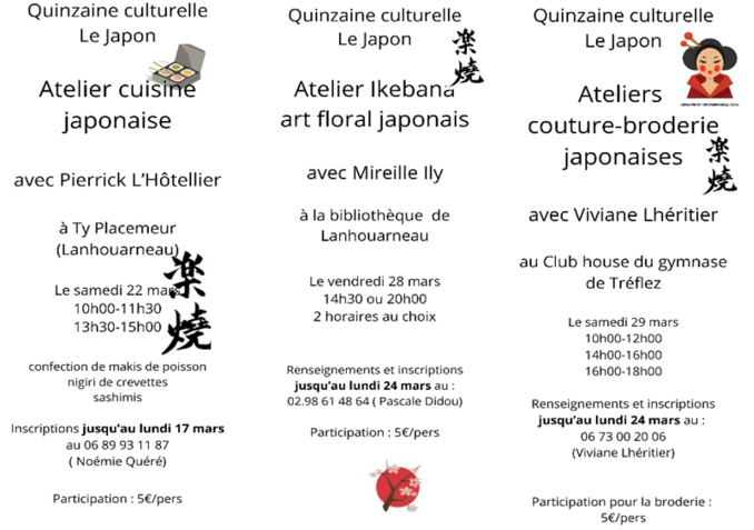 programme quinzaine culturelle