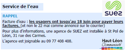 serice de leau